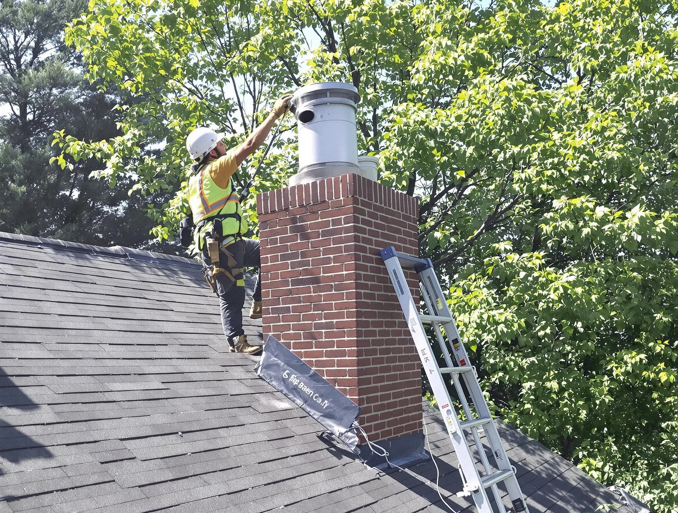 Chimney liner inspection by Freehold Chimney Sweep in Freehold, NJ