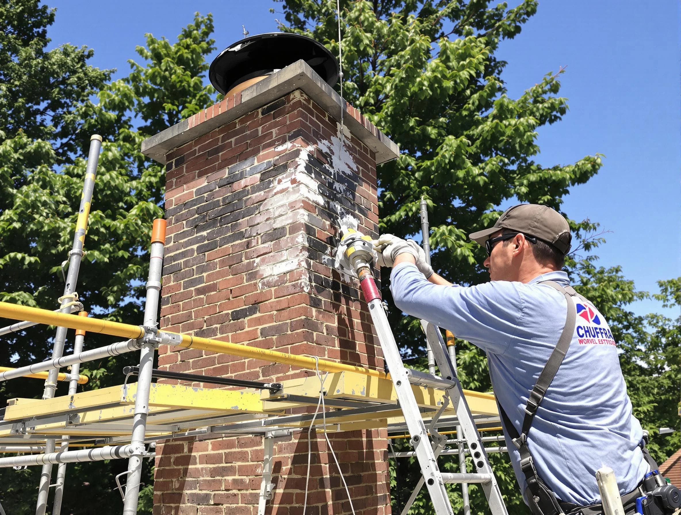 Structural chimney repair by Freehold Chimney Sweep in Freehold, NJ