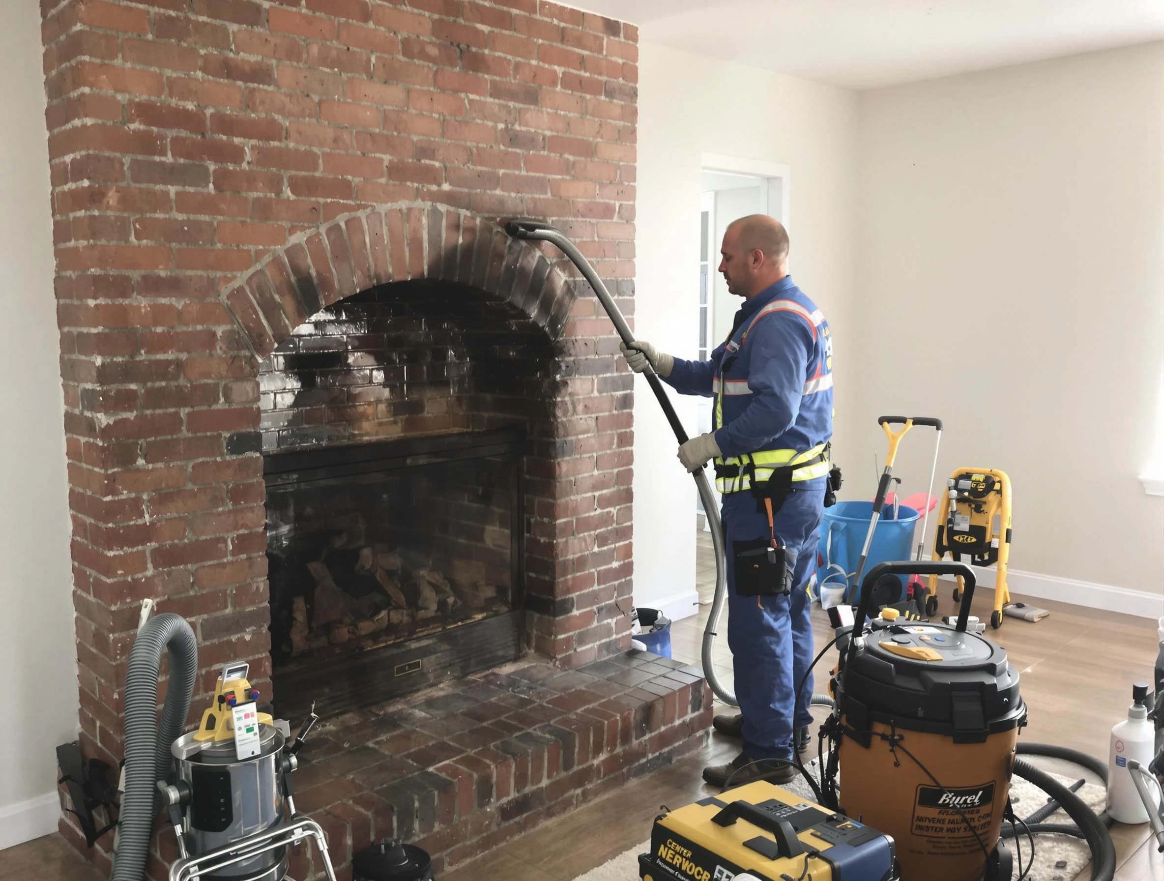 Freehold Chimney Sweep expert performing detailed chimney sweep in Freehold, NJ