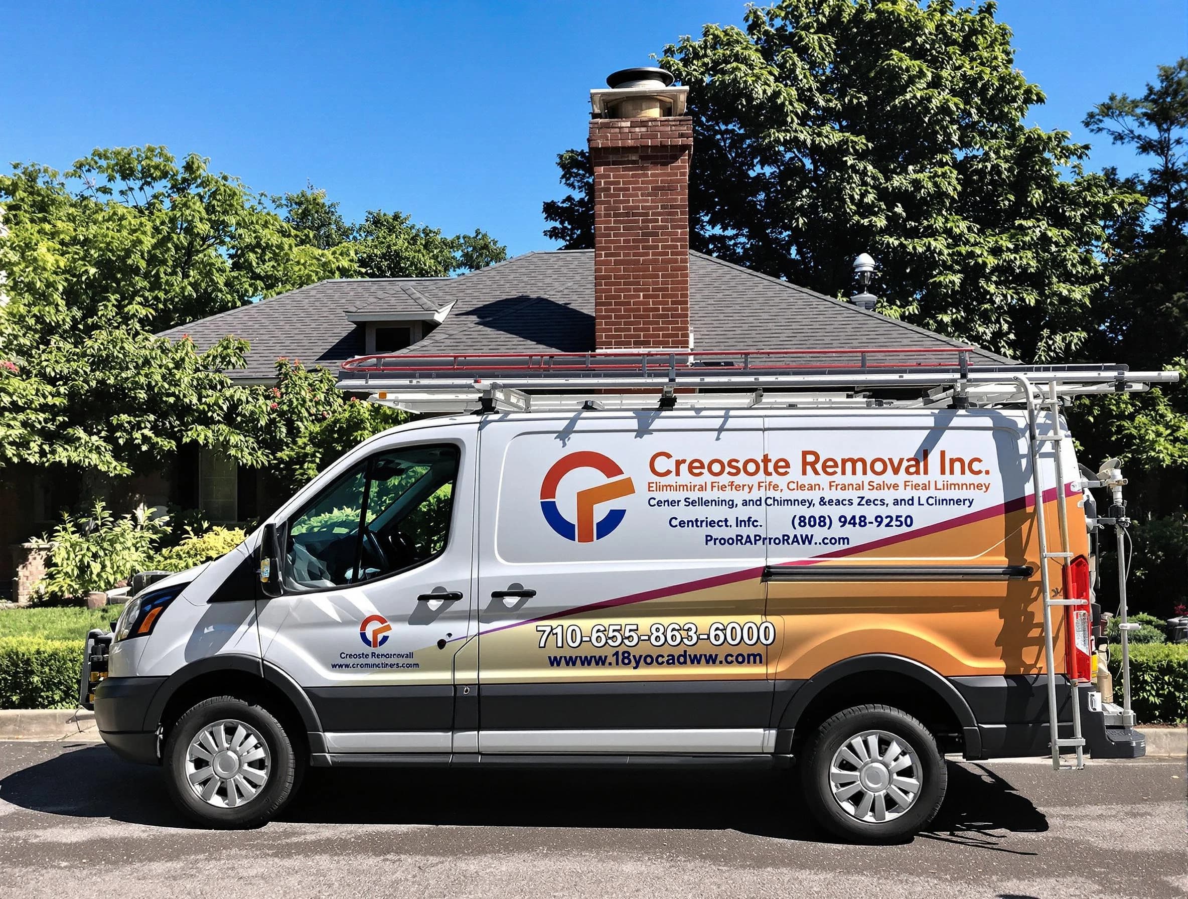 Freehold Chimney Sweep technician removing creosote safely in Freehold, NJ