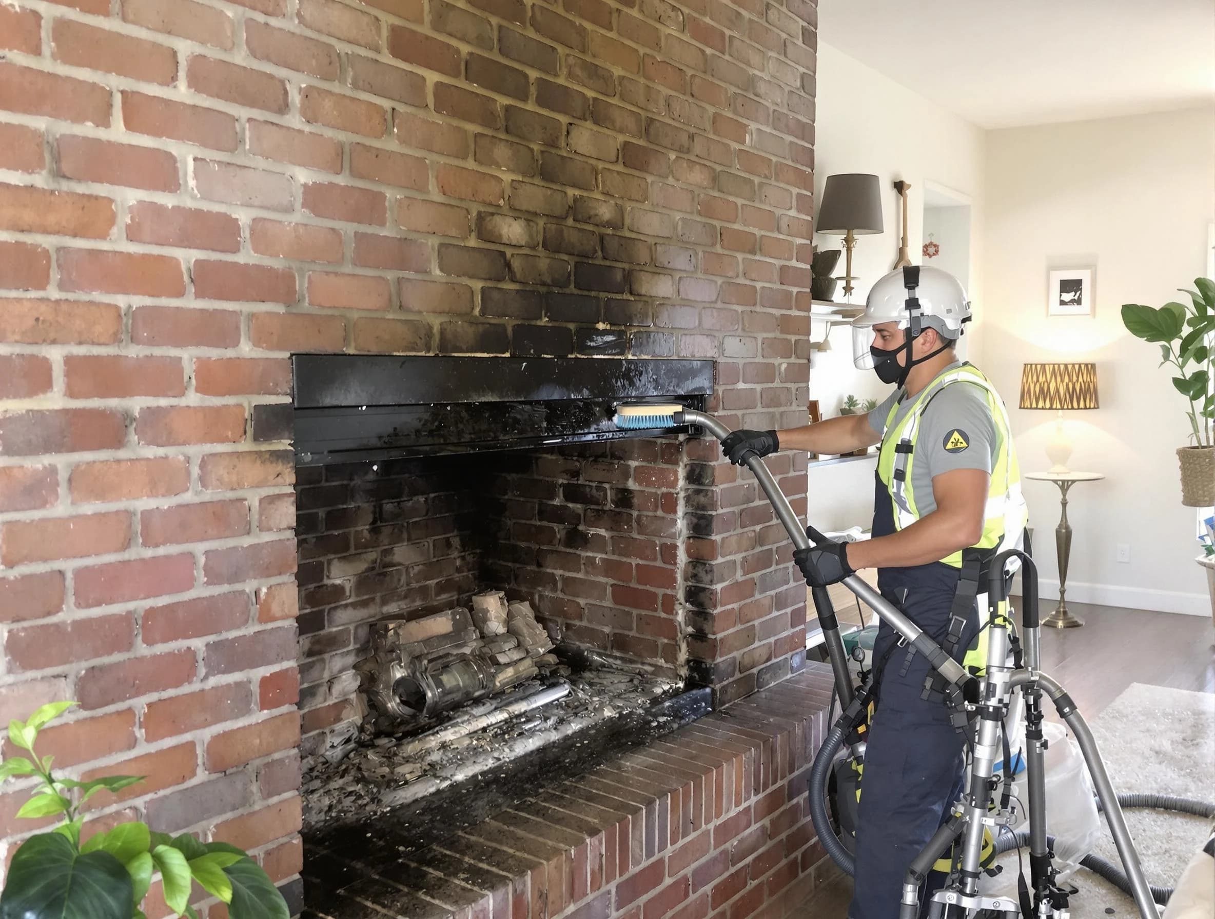 Freehold Chimney Sweep providing fireplace cleaning services in Freehold, NJ